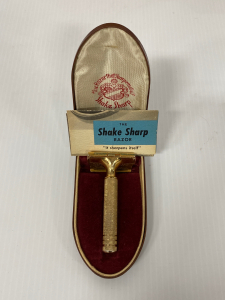 Antique &ldquo;Shake Sharp Razor&rdquo; In Original Box