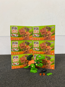 (6) disassemble Dinosaur Toys