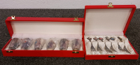 Collectible Shot Glasses and Silverware Set
