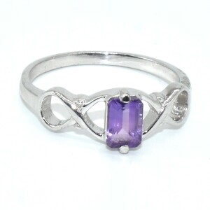 Silver Amethyst (2.9ct) Ring