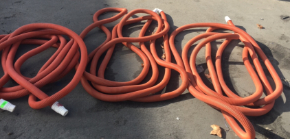 (3) Large Pool Hoses