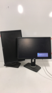 (2) Dell 23.5&rdquo; LCD Flat Panel Computer Monitors SP1