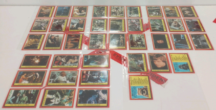 (40) 1983 Topps Original Star Wars Return Of The Jedi Trading Cards