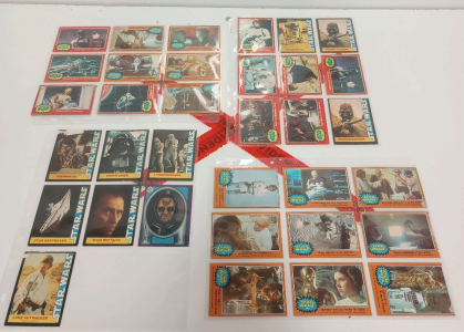 (34) 1977-79 Star Wars original Trading Cards