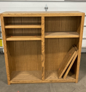 Wood Adjustable Bookshelf
