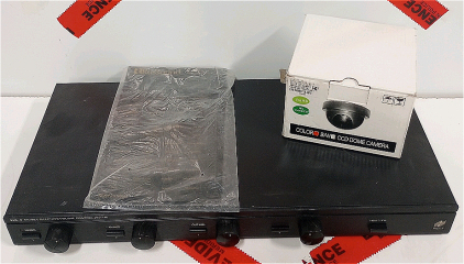 (1) Niles Speaker and Volume Control Center (1) Color Ccd Dome Security Camera