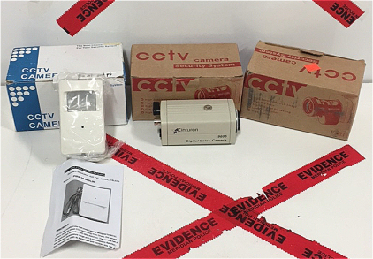 (2) Cinturon CCTV Cameras (1) DSP Color Pir-Hole Camera