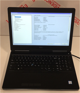 Dell Precision 7520 15&rdquo; Intel Core I7 VPro Laptop No Hard Drive 8gb Ram