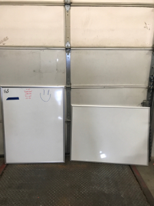 (2) U Brands 3’ x 4’ Dry Erase Boards