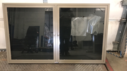 Claridge Glass Door Bulletin Board