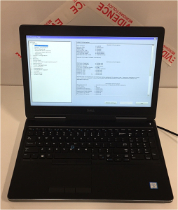 Dell Precision 7520 15&rdquo; Intel Core I7 VPro Laptop No Hard Drive 8gb Ram