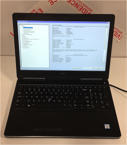 Dell Precision 7520 15&rdquo; Intel Core I7 VPro Laptop No Hard Drive 8gb Ram