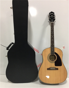 Epiphone MasterBilt Aj-500M NAT Acoustic Guitar With Hard Case