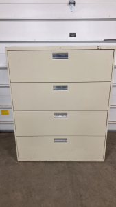 Wide 4-Drawer File Cabinet