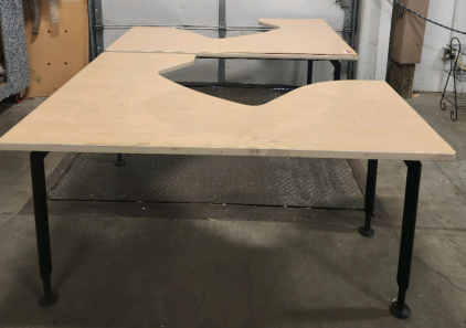 (2) Corner Table Desks