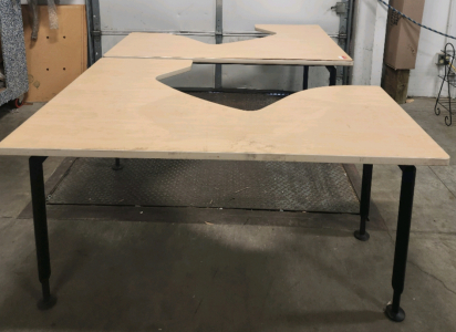 (2) Corner Table Desks