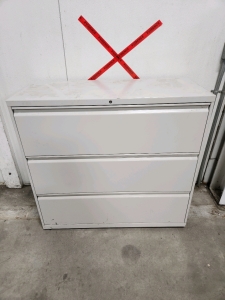 3 Drawer Metal Filing Cabinet