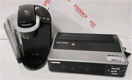 Keurig Machine, Oreck XL Professional Air Purifier