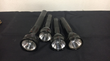 (4)MagLight Flashlights