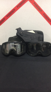 (1)Leg Holster (2)Pair of Goggles. SP2