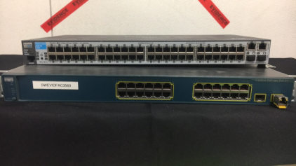 (1) ProCurve Network Switch (1) Cisco Network Switch SP2