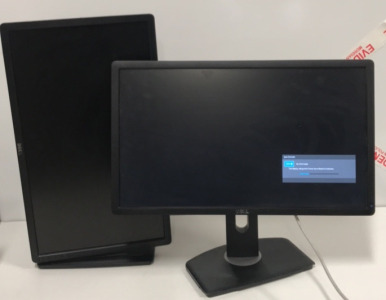 (2) Dell 25&rdquo; LCD Flat Panel Computer Monitors SP1