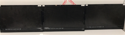 (3) Vizio 20in TVs/Power Cord