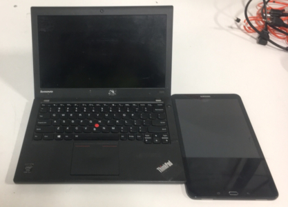(1)Lenovo ThinkPad X240 Core i7vPro (1) Samsung SMT580 Tablet.