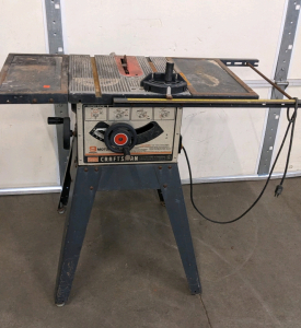Craftsman Table Saw on Stand - Works