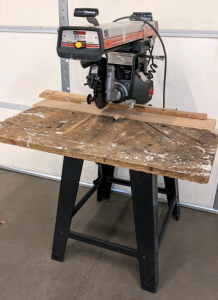 Craftsman Radial Saw on Stand - Works