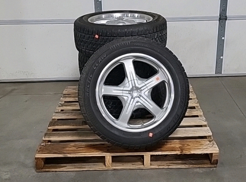 (4) Pacer Rims with Artic Claw Winter Tires