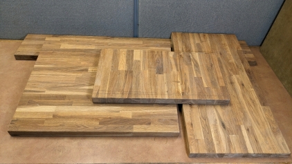 Wood Pieces for Cutting Boards, Tabletops, Decor, Etc.