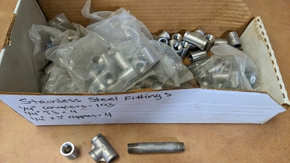 New 1/4" Stainless Steel Fittings