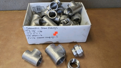 Assorted New Stainless Steel Fittings