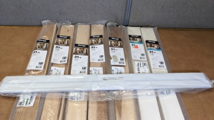New 31"x3" Filler Boards, New 36" Fauxwood Blinds Valance