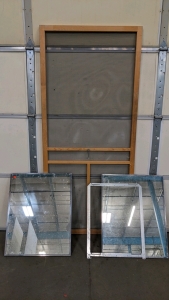 36" Screen Door, 24x30 Mirrors w/Hanging Bracket