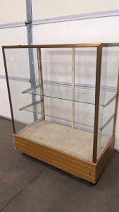 Glass Display Case w/Shelves