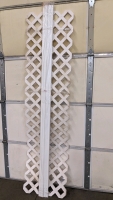 60sq.ft. Plastic Trellis, 32' Wood Moulding