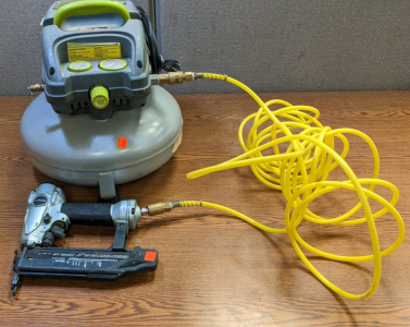 Hitachi Brad Nailer (Needs Maintenance) & Craftsman Compressor (Works)