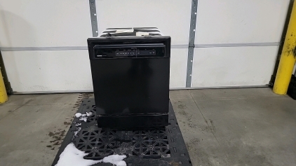 Black Kenmore Dishwasher
