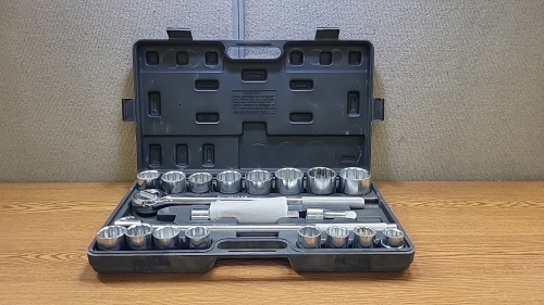 21 Piece Socket Wrench set 3/4" Drive 7/8"-2"