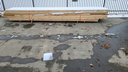 Assortment of 1&times;12 and 2&times;4 Boards