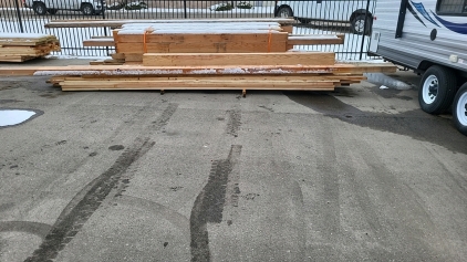 Assortment of 21-36' 2&times;4, 2&times;6, and Other Boards