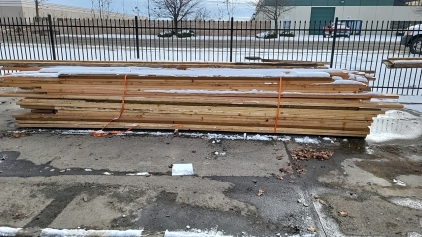 Assortment if 2&times;4 Boards, 6&times;2 Boards, Trusses and More