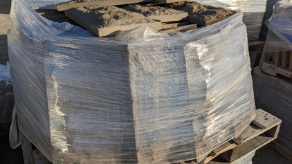 Pallet of Wall Caps