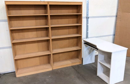 Planning Desk & Bookcases