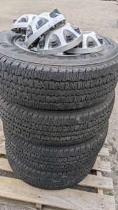 LT245/75R17 Tires w/Rims & Caps