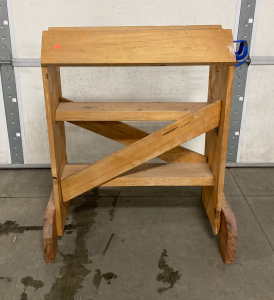 Wood Saddle Rack