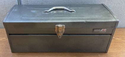 Handi Craft Metal Tool Box with Tool Caddy
