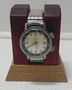 Hamilton Automatic Watch With Wood Holder